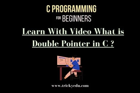Learn With Video What is Double Pointer in C ?
