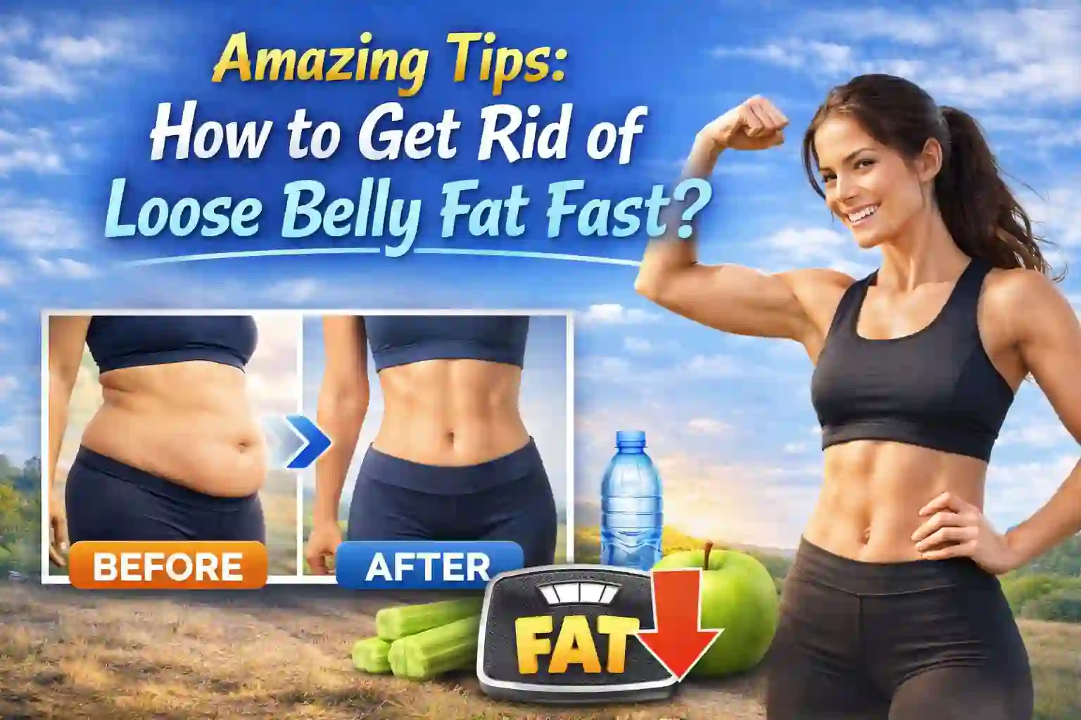 Amazing Tips: How to Get Rid of Loose Belly Fat Fast? - Tricky Edu