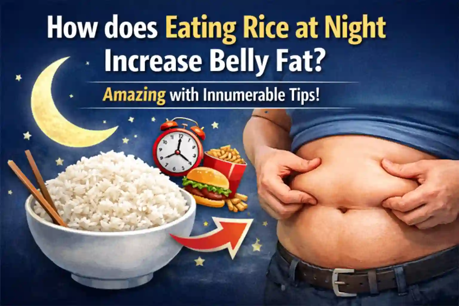 How does Eating Rice at Night Increase Belly Fat: Amazing with ...