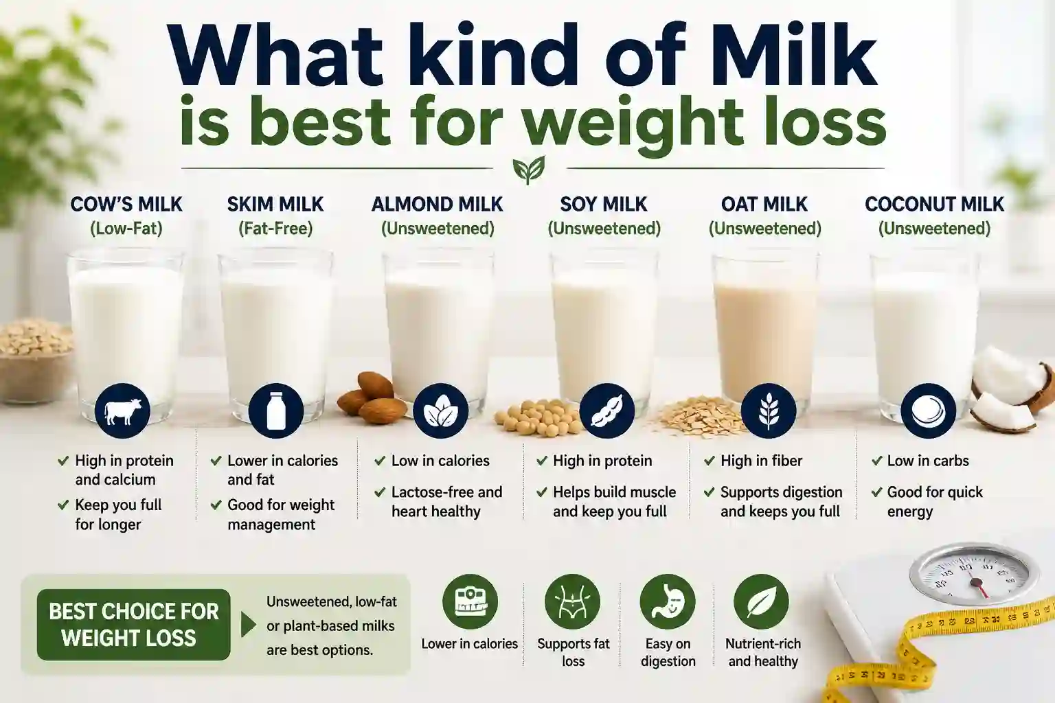 What kind of Milk is best for weight loss: Innumerable power-packed